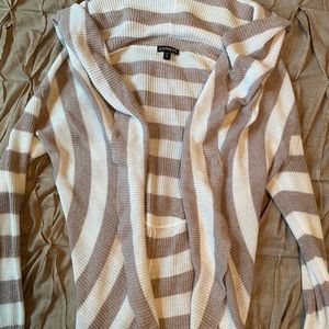 Express striped cardigan